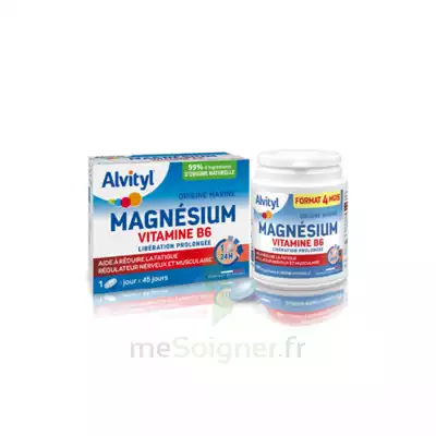 Acheter Alvityl Magnésium Vitamine B6 Libération Prolongée Comprimés LP B/45 à TALENCE
